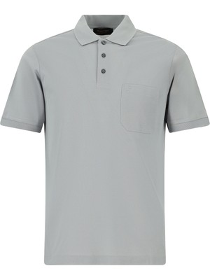 Abdullah Kiğılı Regular Fit Pamuk Nakışlı Merserize Polo Yaka T-shirt