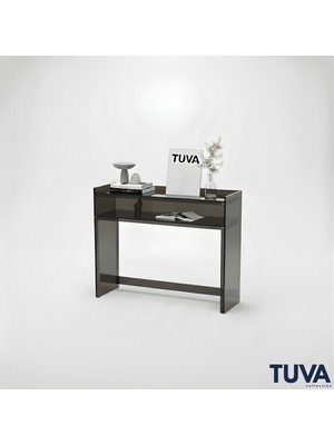 Normadia Şeffaf Pleksi Dresuar Çalışma Masası, Modern ve Şık Tasarım