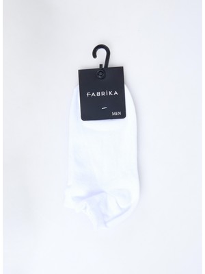 Fabrika Beyaz Erkek Patik Çorap YMR001