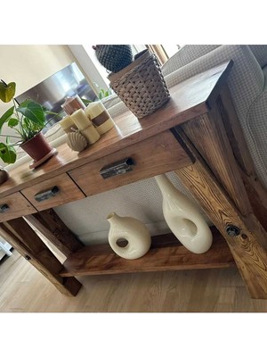 Normadia El Yapımı Masif Tasarım Şık Dresser, Zarif ve Dayanıklı Depolama