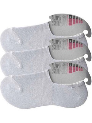 Giyim Beyaz Kadın Babet Çorap 3 Çift