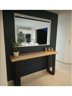 Normadia Modern Ahşap ve Metal Kombinasyonlu Şık Dresuar, Evinize Zarafet Katın