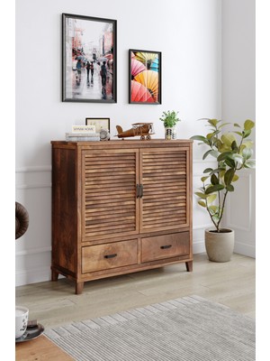 Normadia El Yapımı Ceviz Ağaçlı Özel Tasarım Dresuar, Şıklık ve Fonksiyon Bir Arada