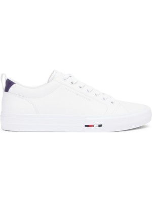 Tommy Hilfiger Beyaz Erkek Sneaker Harlem Street Lth