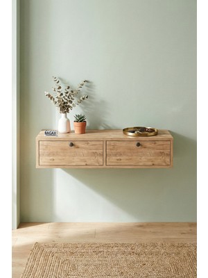 Normadia Modern Çift Kapaklı Dekoratif Dresuar 90 Cm, Şık Antre Mobilyası