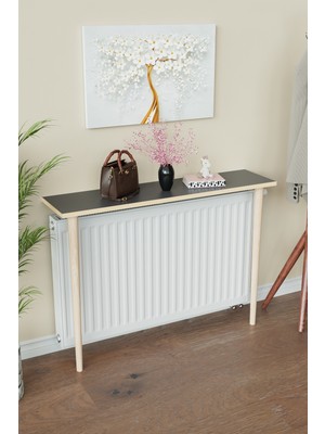 Normadia Modern 2 Ayaklı Petek Üstü Raf, 100 Cm, Antrasit, Şık ve Işlevsel Tasarım