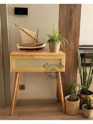 Normadia Şık Ahşap Hazeran Çekmeceli Modern Dresuar, Zarif ve Fonksiyonel Tasarım