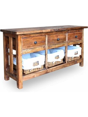 Normadia Şık ve Doğal Ahşap Dresuar, Modern Ev Dekoruna Zarif Dokunuş