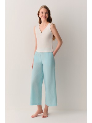 Suwen Minty Atlet Pantolon Pijama Takımı