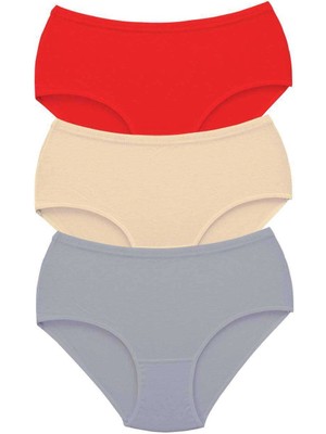 Giyim 3 Adet Tutku Kadın Yüksek Bel Bato Kalın Lastik Külot S7