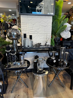 Normadia Modern Şık Bambu Metal Dresuar, Ev Dekorasyonuna Zarif Dokunuş