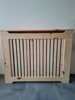 Normadia Çam Ağacından 120 cm Ham Ahşap Petek Önü Kapama Dresuar