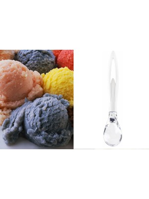 Novytech Dondurma Kaşığı - Şeffaf Mika Uçlu - Lisinya