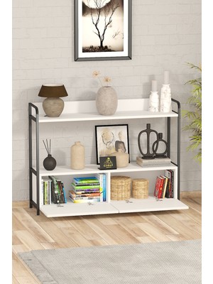 Normadia Şık 2 Kapaklı Çok Amaçlı Konsol ve Tv Ünitesi Seti