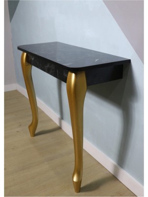 Normadia Şık Siyah Mermer Dresuar, Ev ve Ofis Dekorasyonu Için Zarif Tasarım