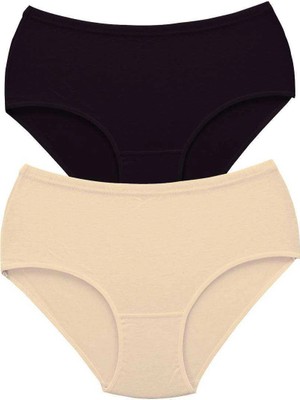 Giyim 2 Adet Tutku Kadın Yüksek Bel Bato Kalın Lastik Külot S2