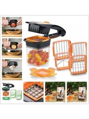 Novytech 5 In 1 Pratik Hazneli Sebze Meyve Doğrayıcı - Lisinya