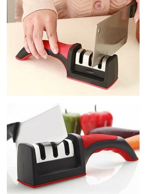 Novytech 3 Aşamalı Makas Bileyici Keskinleştirme Aleti - Lisinya