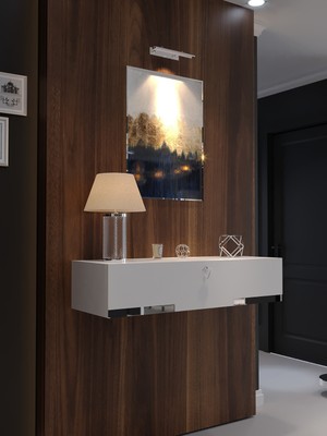 Normadia Şık Beyaz Karnaval Dresuar, Modern ve Zarif Tasarım