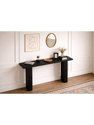 Normadia El Yapımı Masif Çam Ahşap Dresuar, Modern Antre Dekorasyonu Için 140CM