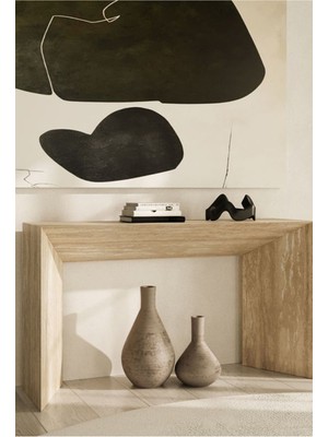 Normadia Şık ve Modern Traverten Dresuar ile Yaşam Alanınıza Zarafet Katın