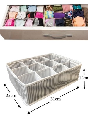 Novytech Pratik Bölmeli Çekmece Düzenleyici Organizer - Lisinya