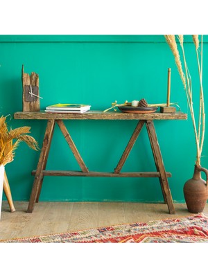 Normadia Şık Eskitme Rustik Dresuar, Antre ve Oturma Odası Için Zarif Çözüm