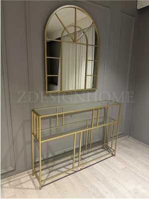 Normadia Şık 80X100 cm Ayna ve 80X25X120 cm Dresuar Takımı Seti