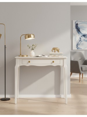 Normadia 100 cm Masif Konik Krem Dresuar, Şık ve Dayanıklı Tasarım