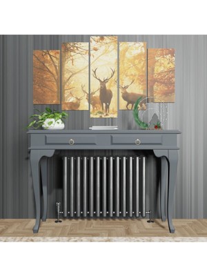 Normadia 120 cm Antrasit Gri Çekmeceli Modern Yüksek Dresuar