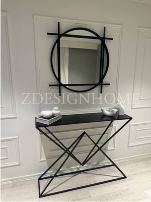 Normadia Şık 80 cm Ayna ve 90X30X120 cm Dresuar Takımı, Modern Tasarım