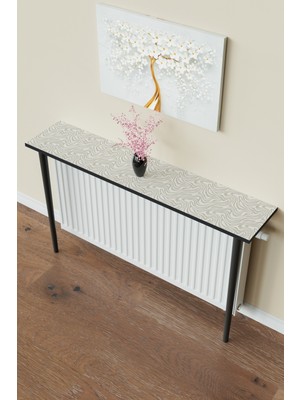 Normadia Modern Petek Üstü Raf, 120 Cm, 2 Ayaklı Dresuar, Şık ve Fonksiyonel