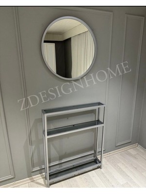 Normadia Şık 70 cm Ayna ve 80X15X100 cm Dresuar Takım Seti