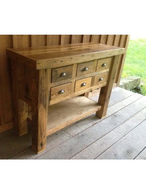 Normadia Şık ve Doğal Tasarımlı Ahşap Dresuar, Fonksiyonel ve Modern Görünüm