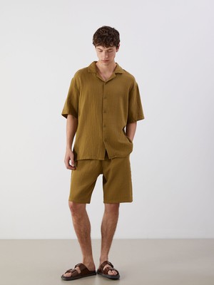 Lc Waikiki Yeni Sezon Rahat Kalıp Erkek Müslin Şort