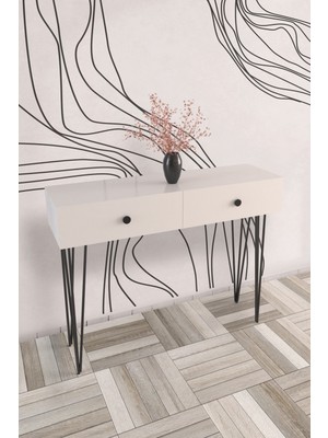 Normadia Modern Çekmeceli Çalışma Masası, Şık ve Fonksiyonel Tasarım