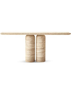 Normadia Şık Traverten Mermer Dresuar, Estetik ve Dayanıklı Tasarım