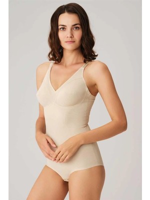 Giyim Toparlayıcı Vücut Inceltici Dikişli Alttan Kancalı Sıkı Badi Korse