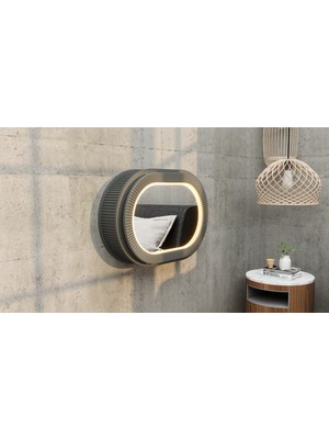 Normadia Şık Aynalı Sürgülü Duvara Monte Dolap, Modern ve Fonksiyonel Tasarım