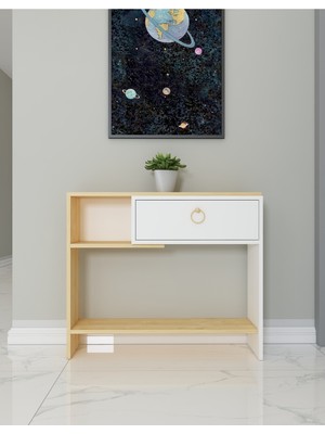 Normadia Modern Beyaz Raflı Dresuar ile Şık ve Kullanışlı Tasarım