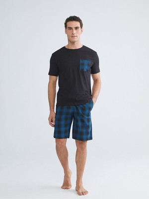 Lc Waikiki Yeni Sezon Standart Kalıp Erkek Şortlu Pijama Takımı