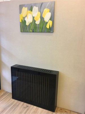 Normadia Şık Siyah Petek Kaplama 100X140, Ev ve Ofis Dekorasyonu Için Mükemmel Seçenek