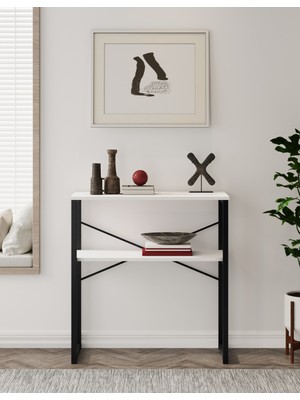 Normadia Modern Kahve Köşesi ve Raflı Metal Konsol, Şık ve Kullanışlı Tasarım