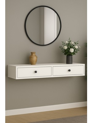 Normadia Kumsal Antre Kapaklı 90 cm Askılı Dresuar, Şık ve Fonksiyonel Tasarım