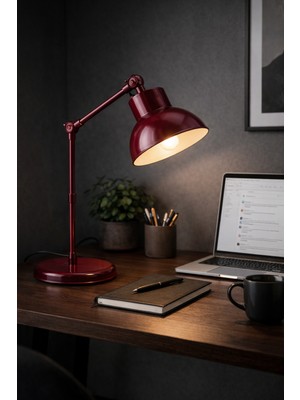 ARTILED Modern Endüstriyel Masa Lambası – Hareketli Metal Gövde – E27 Duy – Ofis & Çalışma Masası Lambası (3 Renk Seçenekli)