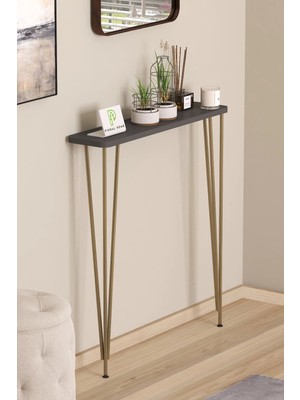 Normadia Gri Oval Dresuar Antresir, 100CM, Şık ve Modern Tasarım