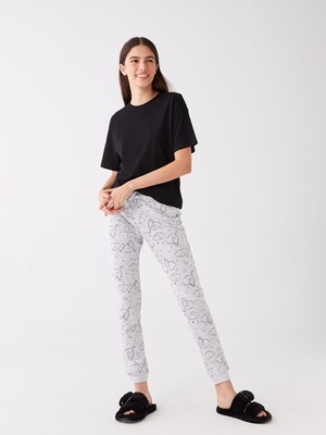 Lc Waikiki Yeni Sezon Beli Lastikli Desenli Kadın Jogger Pijama Altı