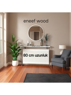 Normadia Metal Ayaklı Petek Üstü Raf, 80X15, Şık ve Fonksiyonel Tasarım