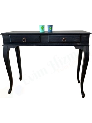 Normadia 100 cm Siyah Eskitme Çekmeceli Modern Dresuar, Şık ve Fonksiyonel Tasarım