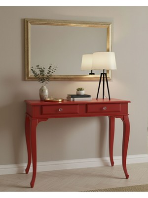 Normadia Şık Kırmızı 100 cm Çekmeceli Modern Dresuar, Fonksiyonel ve Estetik Tasarım